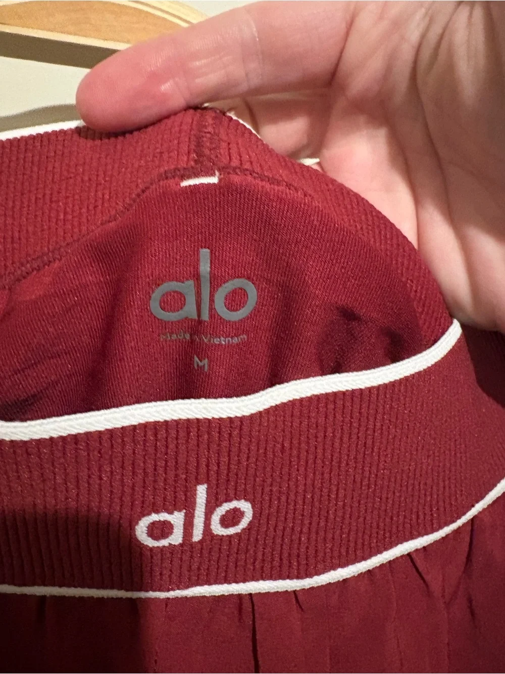 ALO Yoga Low-Rise Amp It Up Tennis Skirt Medium Limited: Summer Romance Red NWT